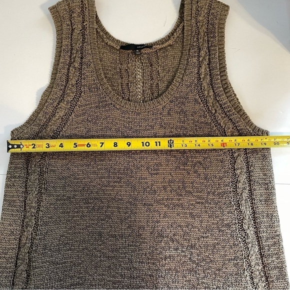 Harve Benard Green Fringe Sleeveless Loose Knit Fringe Sweater Cover Up Size XL - Picture 14 of 14